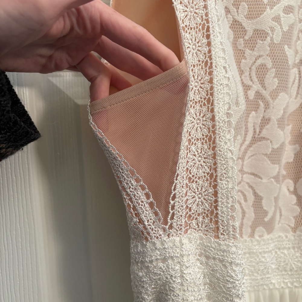 Lulu's Forever and Always White Maxi Dress Small - Picture 15 of 16